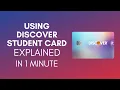 How To Use Discover Student Credit Card 2025