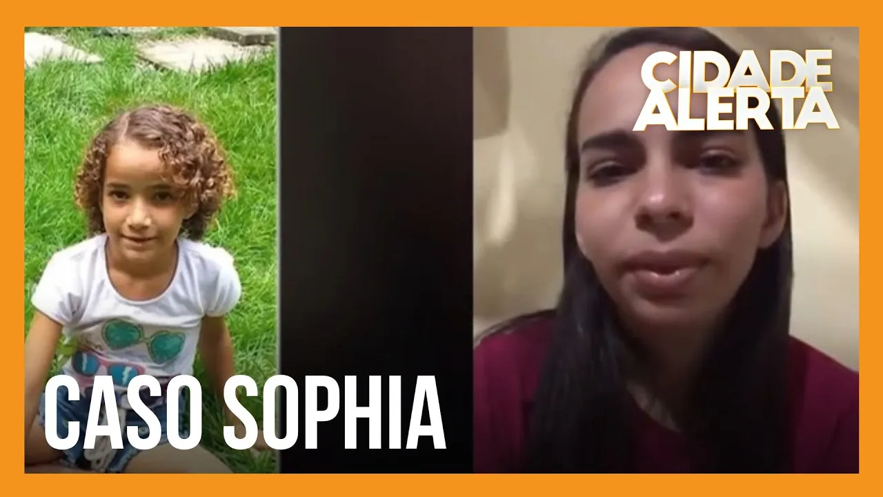 Irmã da menina Sophia revela que família está recebendo trotes sobre o desaparecimento da criança