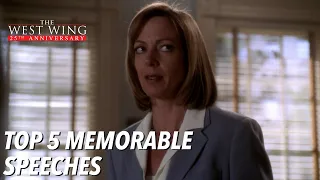top 5 memorable speeches the west wing