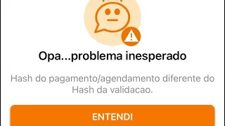 hash do pagamento/agendamento diferente do hash  (problema aplicativo caixa tem solução iPhone)