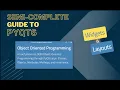 Semi Complete Guide to PyQt6 - Object Oriented Programming