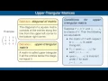 Upper Triangular Matrices