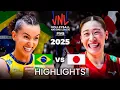 Download Lagu BRAZIL 🇧🇷 vs JAPAN 🇯🇵 | HIGHLIGHTS | Women's VNL 2025