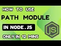 Node js Path Module Explained in Urdu Complete Guide with Examples