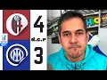 😡 BISSECK FAMMI VEDERE LE MANI‼️ BOLOGNA-INTER 1-1 (4-3 dcr)