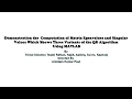 Graphical Illustration of Eigenvalue and Singular Value Decomposition Using MATLAB