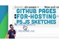 9 13 GitHub Pages for Hosting p5 js Sketches - p5 js Tutorial