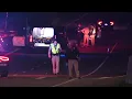 Raw Scene of fatal pedestrian collision on I-580 offramp in Livermore