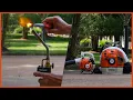 How to clean the spark arrestor on Stihl BG55 and BR600 blowers