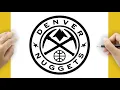 Learn How to Draw the Denver Nuggets Logo - NBA Team Step-by-Step Guide