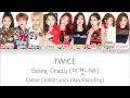 Download Lagu TWICE (트와이스) - Going Crazy (미쳤나봐) Colour Coded Lyrics (Han/Rom/Eng)