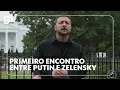 Download Lagu Trump anuncia 1º encontro de Zelensky e Putin em três anos e meio de guerra