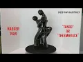 Haeger Pottery Black Tango or The Embrace Statue 1989