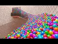 1 MILLION Balls vs Stairs