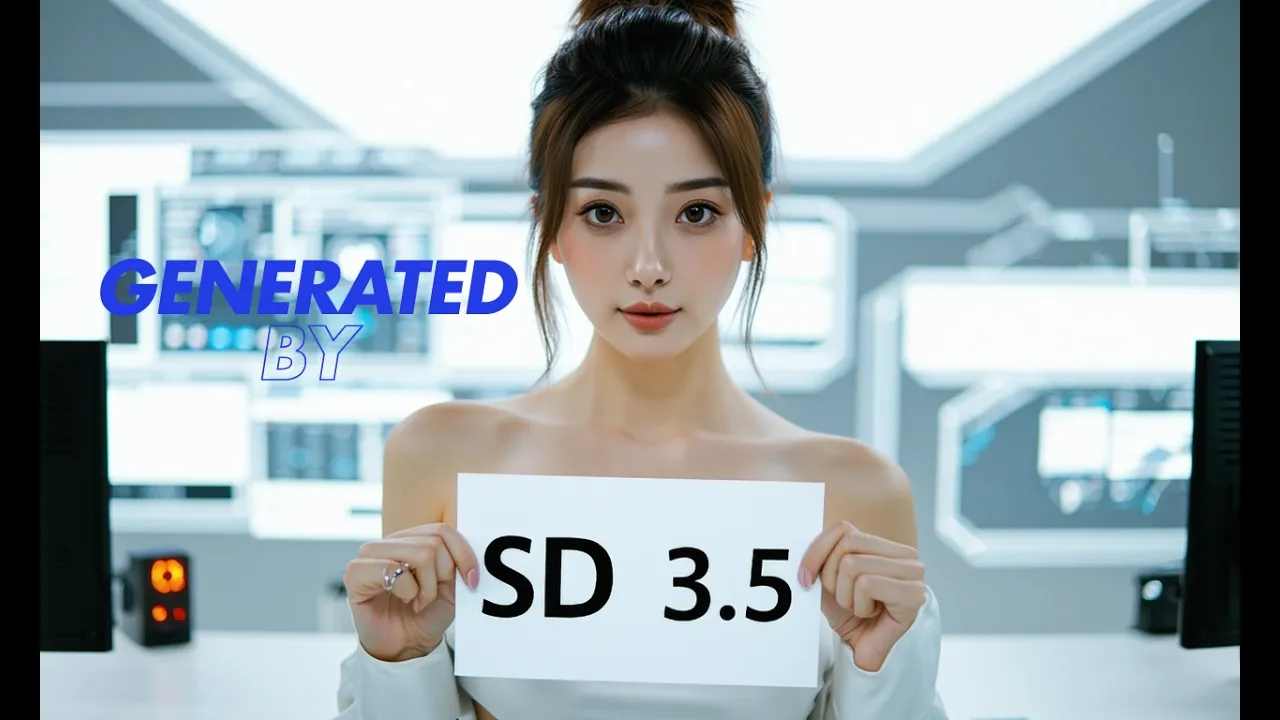 Stable Diffusion SD 3.5 on Macbook, Windows, or Linux with ComfyUI - Large and Large turbo! - Mac AI Tutorial Video Thumbnail