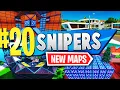 TOP 20 Best SNIPER Creative Maps In Fortnite Fortnite Sniper Map Codes One Shot