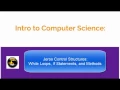 Intro CS Jeroo Control Structures - While Loops If Statements and Custom Methods