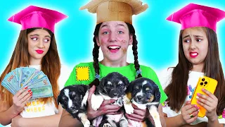 فتاة فقيرة في مدرسة ثرية مواقف مضحكة 