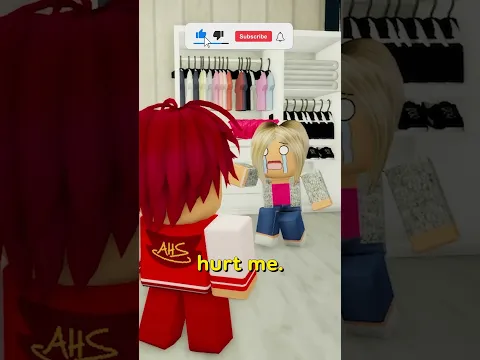 WHEN YOU BEAT YOUR LITTLE SISTER IN ROBLOX! #shorts