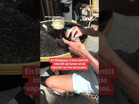 En Belgique, il sera bientôt interdit de fumer et de vapoter, sur les terrasses.