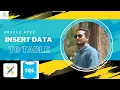 Digital marketing Territory insert data to table apex