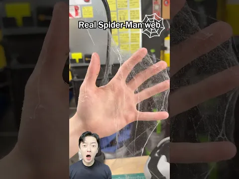 Real Spider-Man web