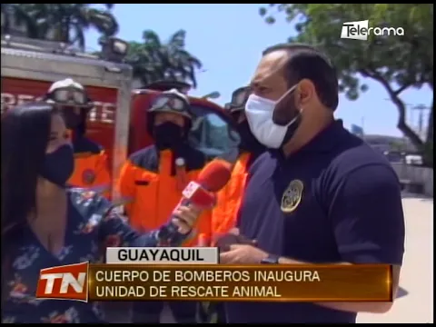 Cuerpo de bomberos inaugura unidad de rescate animal