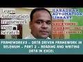 Framework - Data Driven Framework in Selenium