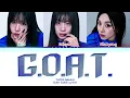 [1 HOUR] TWICE G.O.A.T. Lyrics (Color Coded Lyrics)