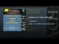Prelude in C minor, BWV 999
