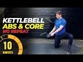 10 minutes Abs and Core Kettlebell Workout No Repeat