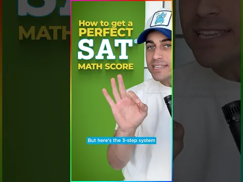 How to get a PERFECT SAT math score..