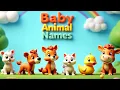 Download Lagu Baby animals name for kids + More Nursery Rhymes \u0026 Kids songs | animal sounds