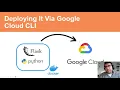 Deploying Flask App Via Google Cloud CLI