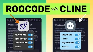 RooCode V/S Cline : Which is BETTER AT AI CODING & DIFFERENCES!