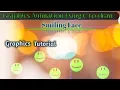 Graphics Animation using c to draw a SMILING FACE Graphics Tutorial