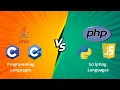 Programming Languages vs Scripting Languages