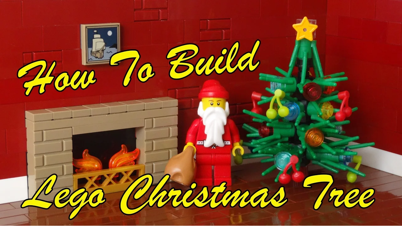 How to make a Lego pine tree or christmas tree.. 
