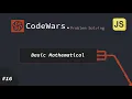 CodeWars JavaScript Basic Mathematical Operations - arabic