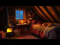 Download Lagu Sleep Peacefully in a Winter Attic - Fireplace Crackle, Blizzard Sounds and Relaxing Night Ambience