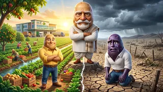 दो भाइयों को मिली बंजर जमीन से अमीर बनने की चुनौती 😱 | काले आलू ने खुद को बर्बाद कर लिया 