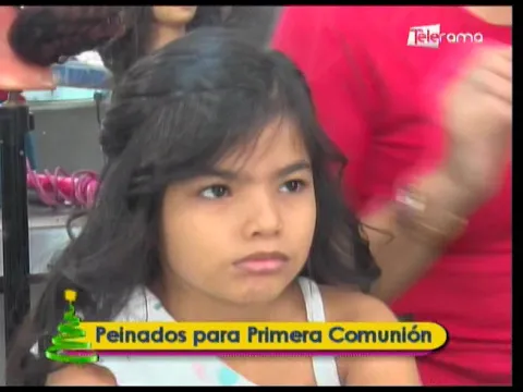 Peinados para primera comunión