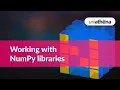 Working with NumPy Libraries Essentials of Data Visualization using Python