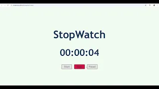 Stopwatch App with React Vite