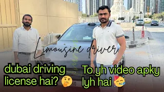 meet waqar limousine driver in dubai earning 6000aed complete details 2026 taxi driver limo