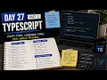Day 27 Advanced TypeScript - Utility Types Combining Types and Patterns AI Teaches Me Full Stack