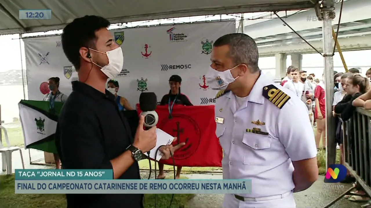 Taça “Jornal ND 15 Anos”: final do Campeonato Catarinense de Remo ocorreu neste sábado
