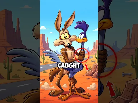 Wile E. Coyote FINALLY caught the  Roadrunner! #shorts #wileecoyote #roadrunner