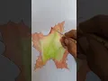 maple leaves painting art