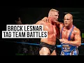 Brock Lesnar Tag Team Battles The Beast teams up with Cena Undertaker Angle and MORE